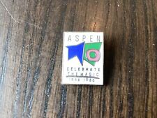 Vintage Aspen Colorado Ski Resort Celebrate The Magic 1946-1986 Ski Pin picture