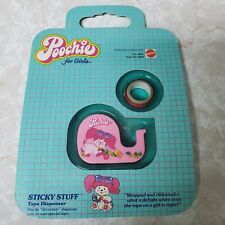 RARE Vintage 1982 Mattel Poochie Sticky Stuff Tape Dispenser New in Package Pink picture