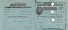 Internal Revenue Stamp signed by William Howard Taft - Autographed Stocks & Bond picture