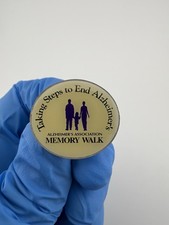 Taking Steps To End Alzheimer's -Alzheimer's Association Memory Walk Lapel Pin picture