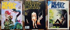 HEAVY METAL Vol.5 #1, 2, 3 (HM 1981) Sharp Set Of 3 FANTASY Legendary Creators picture