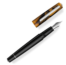 Tibaldi Infrangibile Chrome Yellow Resin Fountain Pen, New in Box picture