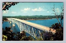 Gravois Mills MO-Missouri, Hurricane Deck Bridge, c1957 Vintage Postcard picture