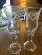 HOMCO Embossed Rose Heart Wreaths-Peg Light Votive-Includes Glass Candlesticks picture