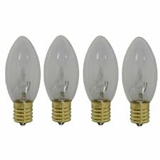 Sylvania- 4 Pack Outdoor Incandescent Clear C9 Sparkle Bulbs picture