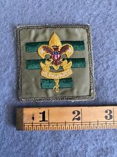 BSA - SENIOR PATROL LEADER POSITION PATCH - TYPE S6 1955-1964 PRE-OWNED  B2 picture