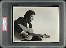 Johnny Cash 1977 CBS Type 1 PSA Authentic Original Vintage Photo 7x9 picture