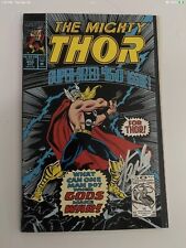 The Mighty Thor #450 Signed By Stan Lee w/COA Beautiful Avengers picture