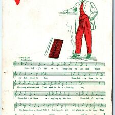 c1907 Gus Edwards Sheet Music Postcard 