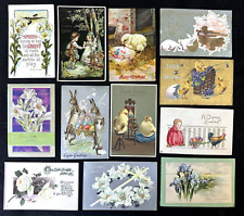 VTG Good Cond Victorian Easter Cards Early 1900s Germany/USA, Tuck & Sons/HH Co. picture