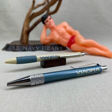 2 VIAGRA Pens~ Little Blue Pill Drug Rep Promotional Swag picture