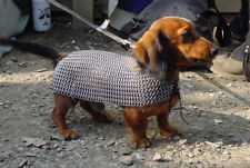 New Chain Mail Aluminium Dog Collar Metal Halter | Pet Medieval Costume | Viking picture