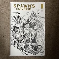 Spawn's Universe #1 Gold Foil Variant McFarlane B&W Exclusive Cover Image  picture