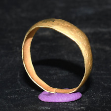 Genuine Ancient Roman Solid Gold Ring in Perfect Condition Circa 1st Century AD picture