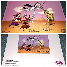 Hanna Barbera Cel Signed Quick Draw Mcgraw El Kabong Rare Number 1 Animation Art picture