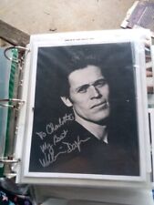 Willem Dafoe Signed 8x10 Photo Personalized To Charlotte Actor Celebrity picture