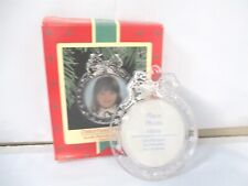 Hallmark 1988 Christmas Memories Acrylic Photo Holder Keepsake Ornament  picture
