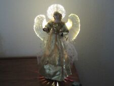 READ*  Vintage Bradford Exchange Fiber Optic Angel Holiday Christmas TablePiece picture