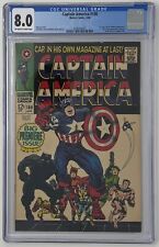 Captain America #100 CGC 8.0 1968 Black Panther app; 1st issue Marvel Comics picture