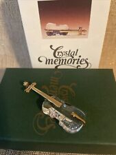 Swarovski Crystal Memories Miniature Violin Cello With Box picture