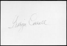 Georgia Carrol d2011 signed autograph auto 4x5 Cut Actress Kyser Band Orchestra picture