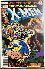 1978  X-MEN #112 STORY TITLE MAGNETO TRIUMPHANT NEWSSTAND NM Byrne & Claremont picture