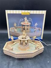 Lemax Village Collection Lighted Village Square Water Fountain 14663 picture