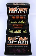 Lot of 3, 1989 Halloween Party Lights Noma, Witch, Boo Blinkers, Pumpkins VTG picture