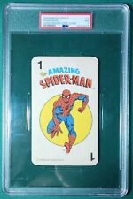 1978 Marvel Comics Super-Heroes Card Game #1 Spider-Man PSA 7 NM picture