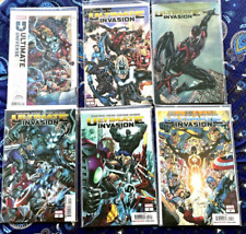 Ultimate Invasion 1-4,foil variant #1, Ultimate Universe #1 Complete Lot VF-NM picture