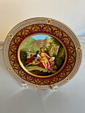 ROYAL VIENNA 8 1/4 INCH SCENIC PLATE OF RINALDO AND ARMIDA SIGNED picture
