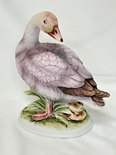 Vintage Kelvin Fine China Hand Painted Porcelain Snow Goose B-833 Figurine picture