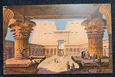 Egypt Vintage postcard 1907 with three interesting cancellation- (A1) picture