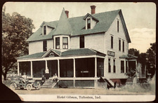 Tolleston (Gary) Indiana Hotel Gibson 1909 Touring Car Locomobile Postcard picture