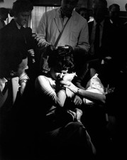 Italian actress Sophia Loren crying a party honour Italian fashion- Old Photo picture