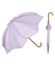 Wpc. Uvo (Ubo) Parasol, Long Umbrella, 8 Ribs, Floral Design, Heat Shielding, 1_ picture