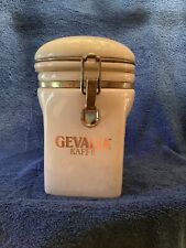 Vintage Gevalia Kattegat Canister, White And Gold, Swedish Coffee Canister picture
