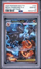 PSA 10 Mega Charizard X EX 137/103 SAR | Pokemon MA2 Thai Language UK Seller 🔥 picture