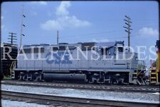 Original train slide CSX locomotive 6049, 1989 picture