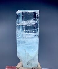 23 Carat Natural Terminated Aquamarine Crystal Specimen From Shigar Pakistan picture