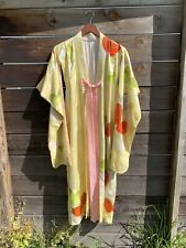 Vintage Butterfly Kimono Women’s Small Multicolor Chinese Asian Japanese 1960’s picture