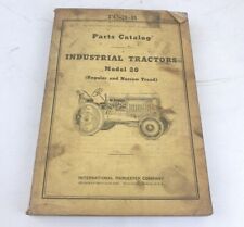 International Harvester Parts Catalog Model 20 Industrial Tractors TC-3-B Rare picture