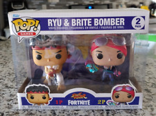 Funko Pop Games (Street Fighter vs Fortnite) Ryu & Brite Bomber Minty Box picture