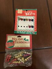 VINTAGE CHRISTMAS TREE Trimmings And Tiny Bells picture