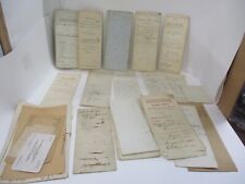 Antique Warranty Deed, Mortgage Bond Lot 1860's and more picture
