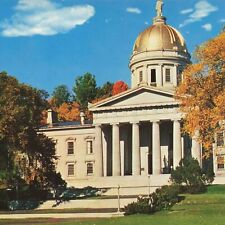 Vermont VT State Capitol Montpelier Golden Dome Ceres Unused Ephemera Postcard picture