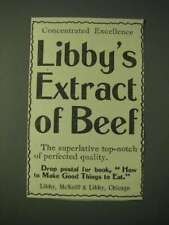 1900 Libby's Extract of Beef Ad - Concentrated Excellence picture