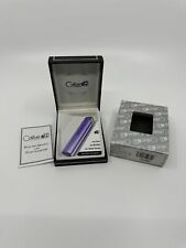 Colibri of London Electro-Quartz Lighter Fluorescent Purple NEW NIB Promo picture