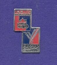 Old Loomis Armored Car Money Delivery Transport Security Officer Truck Lapel Pin picture