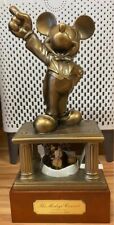 Unused Disney Micky Mouse Music Box Bronze Statue Novelty shipping from Japan picture